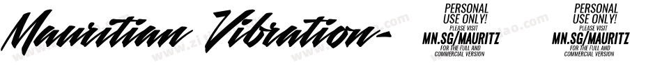 Mauritian Vibration字体转换